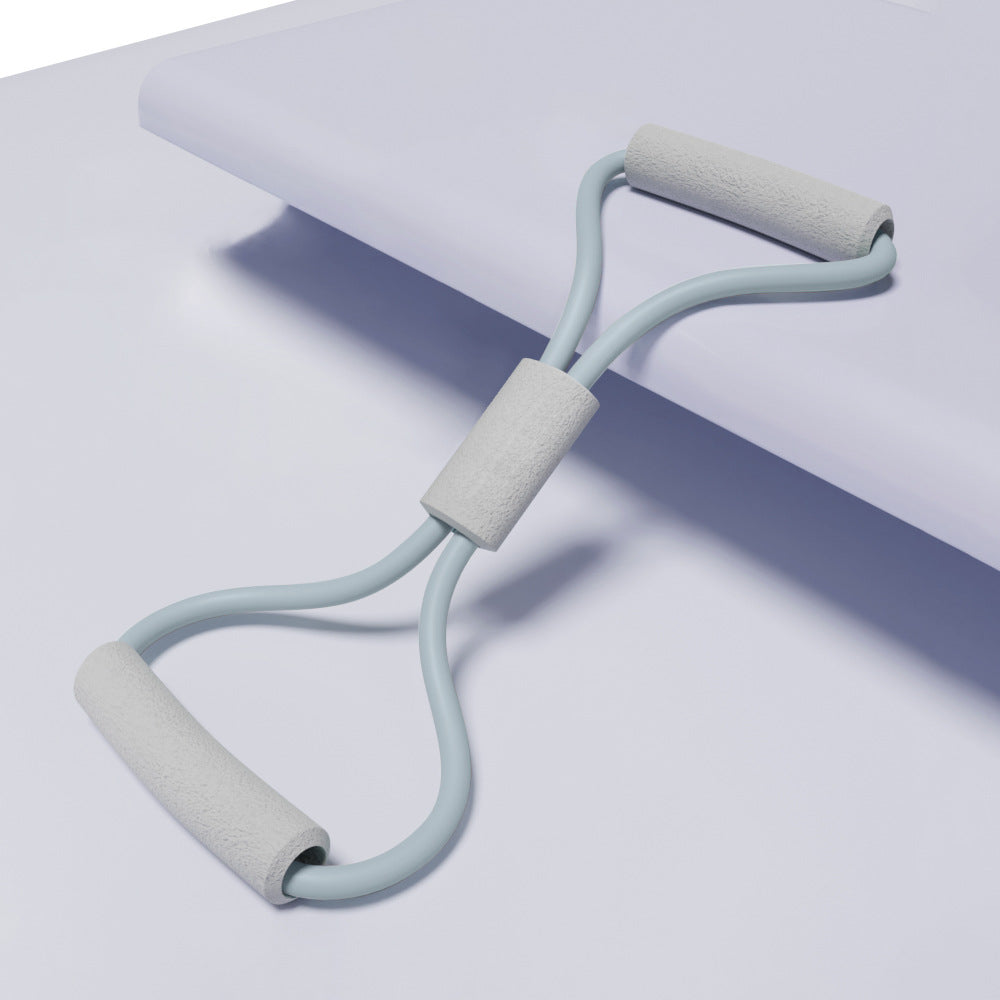 Back Stretching Resistance Band - Shoulder & Back Trainer with 8-Shaped Pull Rope for Home Workout