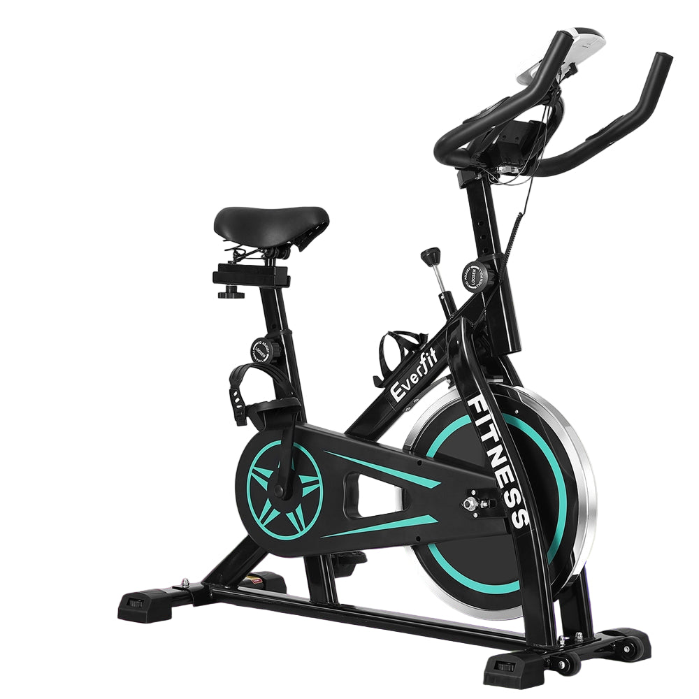 Everfit Spin Bike Exercise Bike 10kg Flywheel Fitness Home Gym 150kg capacity