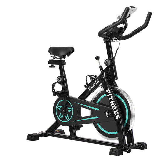 Everfit Spin Bike Exercise Bike 10kg Flywheel Fitness Home Gym 150kg capacity