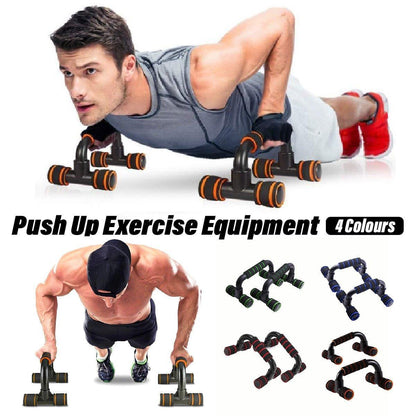 H Shaped Push Up Bars Home Fitness Equipment for Chest Arm Shoulder Training
