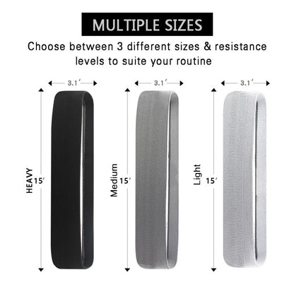 Resistance Bands Set - 3 Levels Non-Slip Hip Bands for Strength Training
