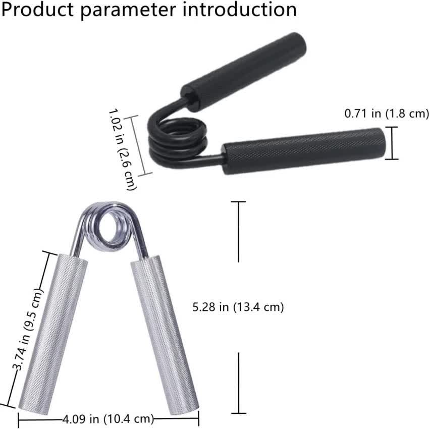2 pcs Heavy Duty Metal Hand Grip Strengthener
