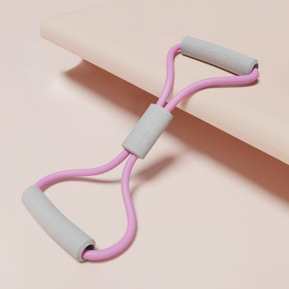 Back Stretching Resistance Band - Shoulder & Back Trainer with 8-Shaped Pull Rope for Home Workout