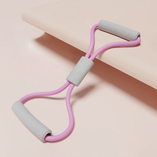 Back Stretching Resistance Band - Shoulder & Back Trainer with 8-Shaped Pull Rope for Home Workout