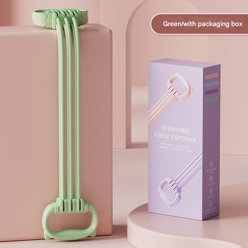 Resistance Chest Expander with 6 Levels - Cute Cat Ear Puller for Full Body Workout